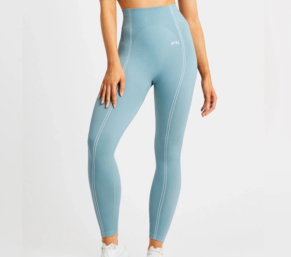 AYBL Reflex Seamless Leggings in Teal Size XS NWT